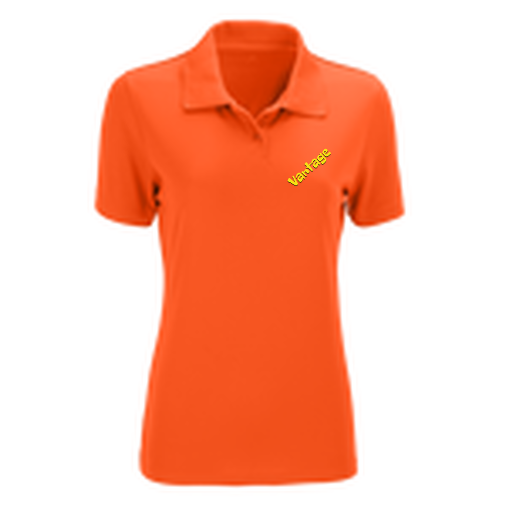 Women's Vansport Omega Solid Mesh Tech Polo Master