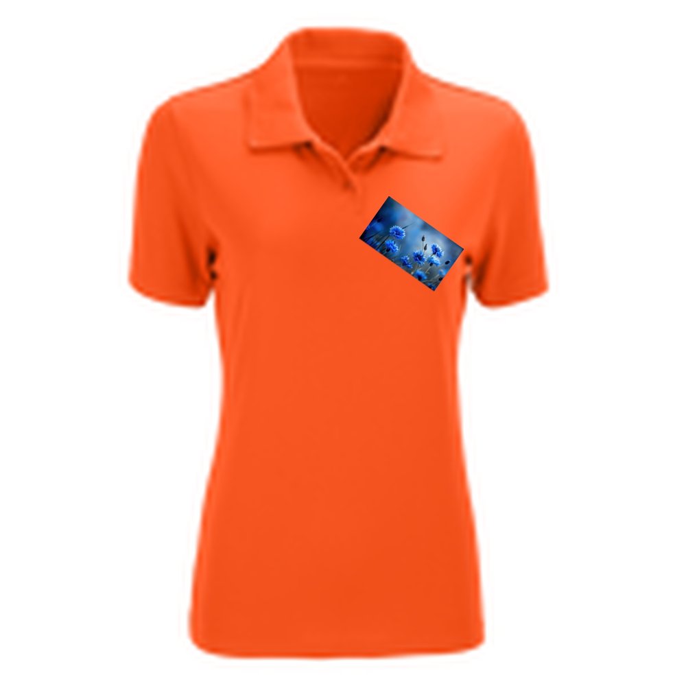 Women's Vansport Omega Solid Mesh Tech Polo Master